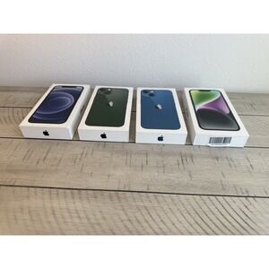 Apple EMPTY BOX ONLY Lot of 4 iPhones: 12, 13, 14
